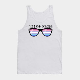 Bigender Sunglasses - Love Tank Top